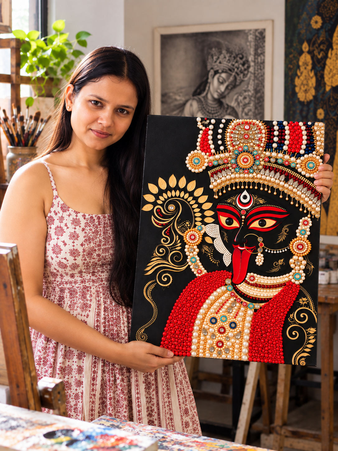 Kali: Serenity Beyond Fear — Original Artwork by Shweta Pandit