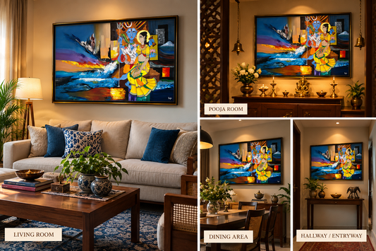 Uma – Original Contemporary Artwork by Pushpa Nath Jha
