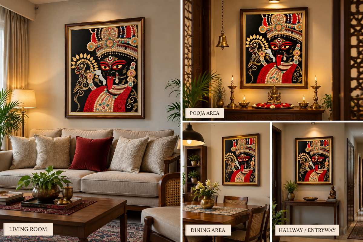 Kali: Serenity Beyond Fear — Original Artwork by Shweta Pandit