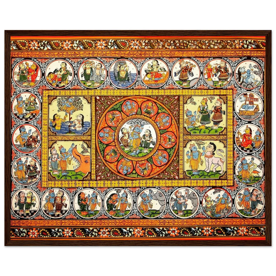 Pattachitra Paintings – Sacred Stories in Traditional Odisha & Bengal ...